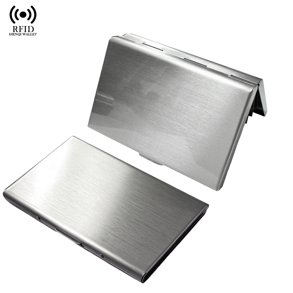 Index Card Holder - RFID-Visitenkartenhalter Kartenetui Aluminium Metall Kreditkartenhalter Etui