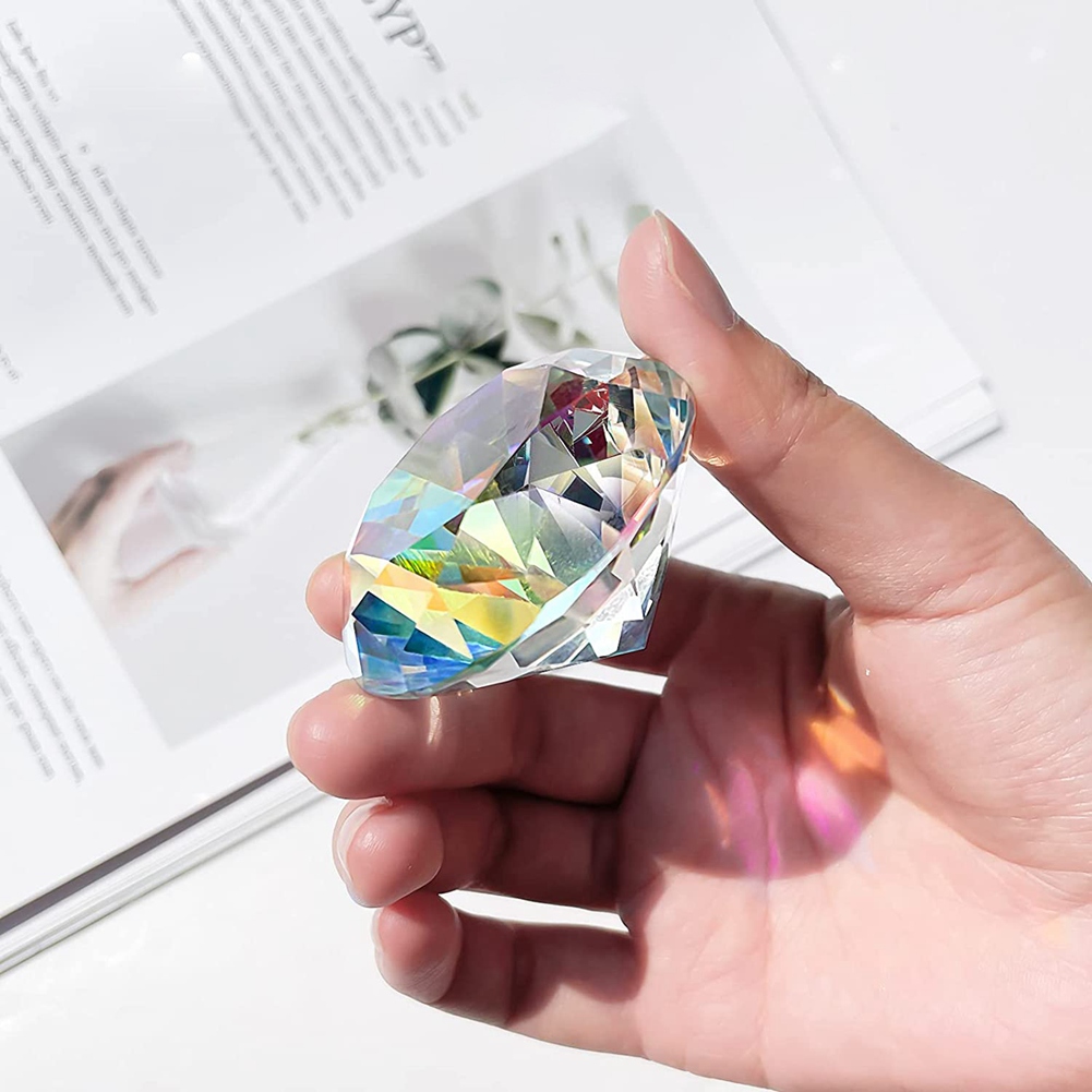 Paper Weight Crystal - AB46-2PCS 50 mm/ 2 Zoll AB