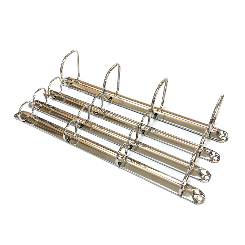 Binder A4 Lever - A4 Metall-D-förmige Ringbuch-Clips, 4 abnehmbare Schnallen,