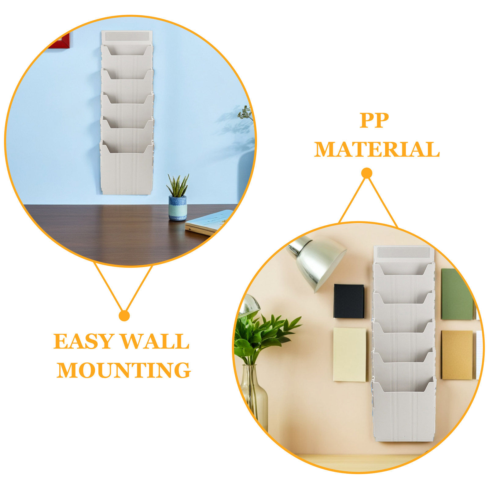 Wandmontierter Aktenorganizer, – Magazine Holder Rack Bewertung und Preis