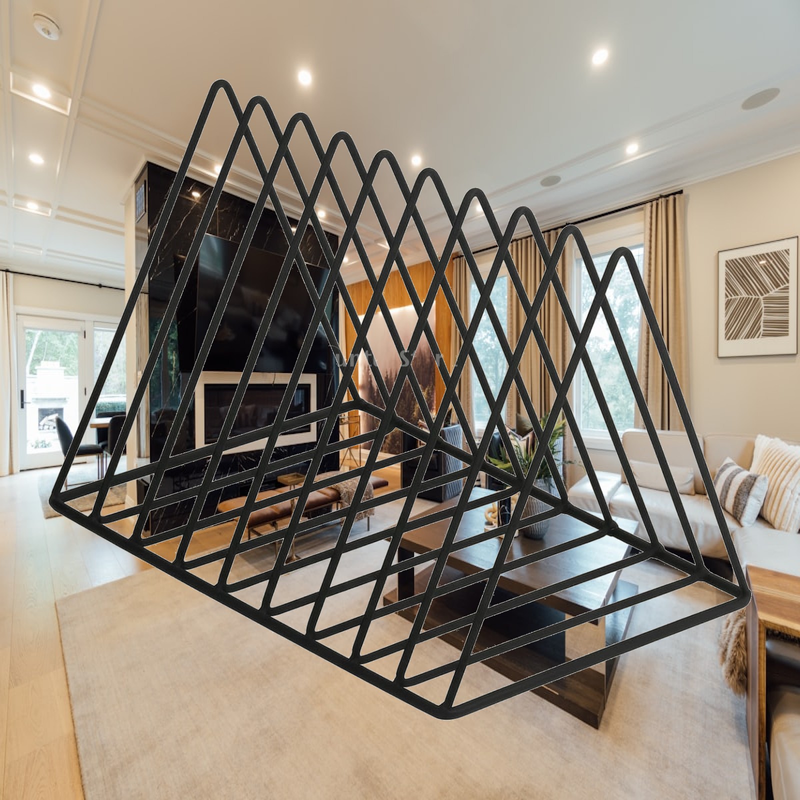Stabiler Dreieckiger Draht-Org – Magazine Holder Rack Bewertung und Preis