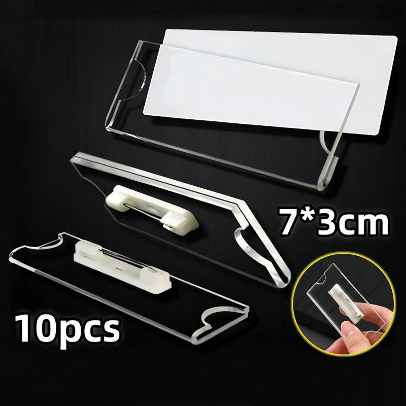 Transparenter Sicherheitsnadel – Index Card Holder Bewertung und Preis