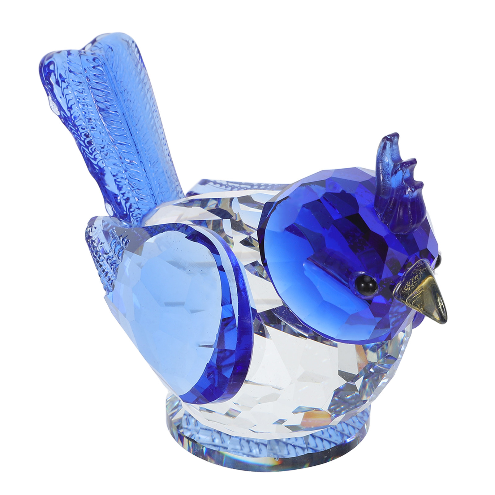 Kleine Kristall-Vogelskulptur, – Paper Weight Crystal Bewertung und Preis