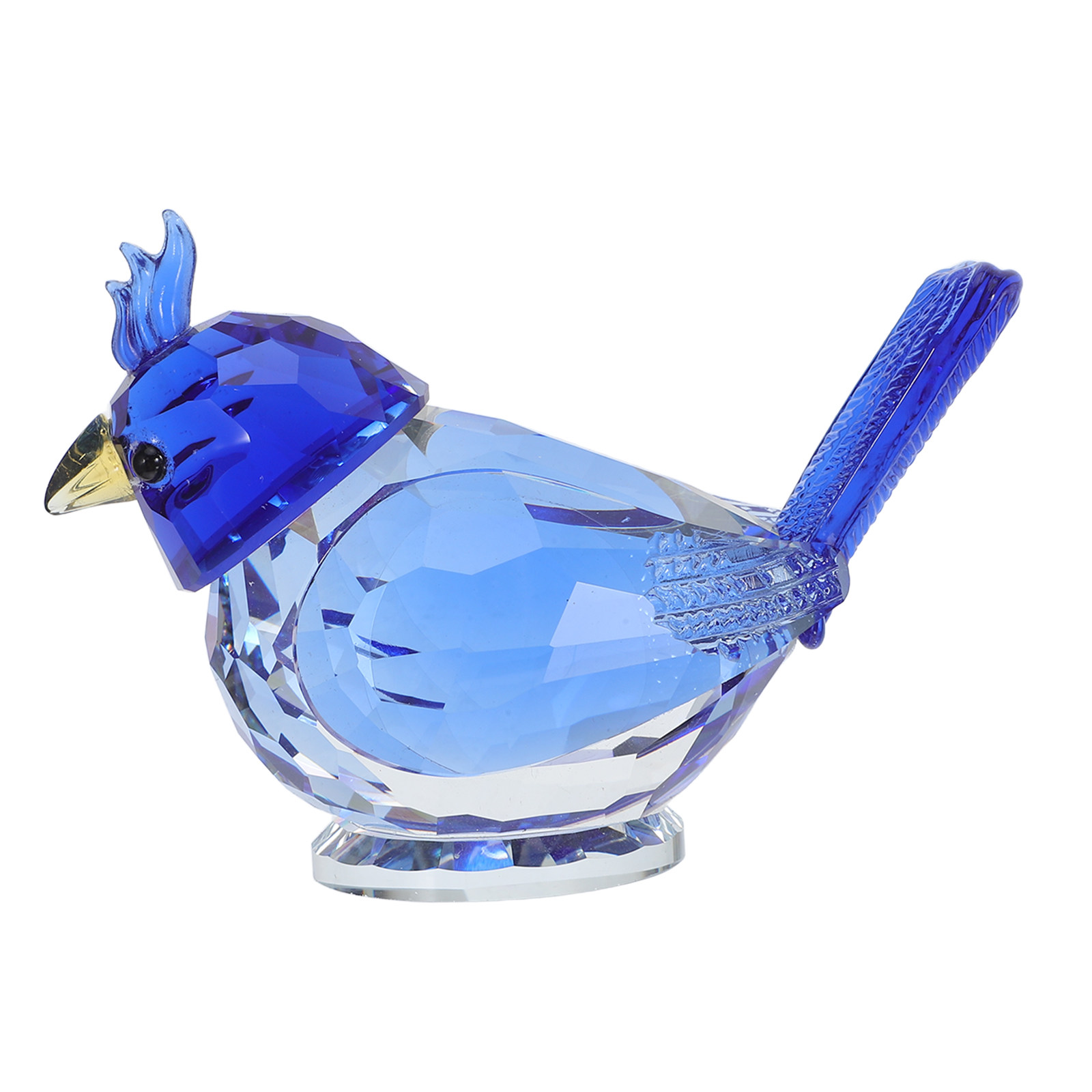 Kleine Kristall-Vogelskulptur, – Paper Weight Crystal Bewertung und Preis