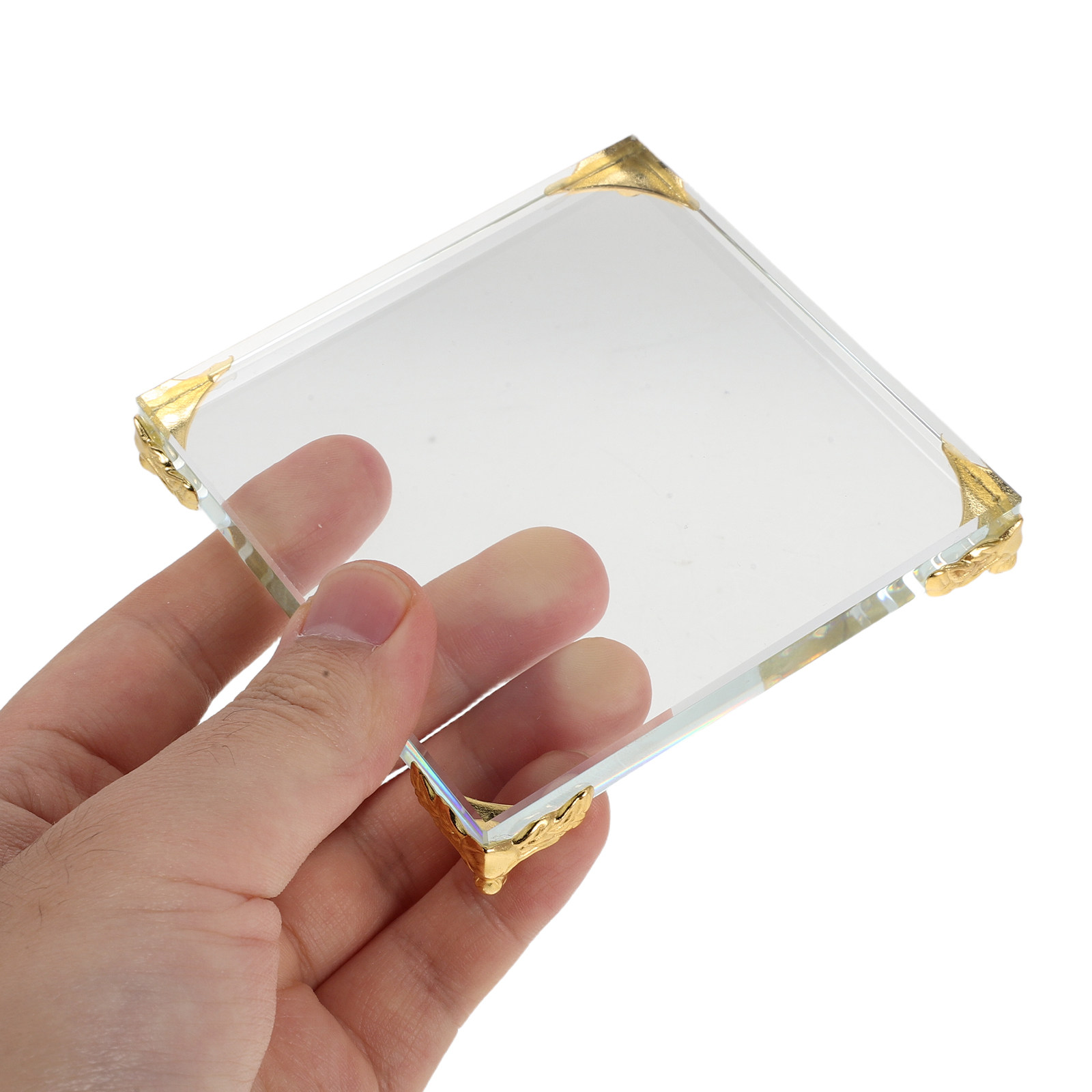 Quadratischer Kristall-Papierg – Paper Weight Crystal Bewertung und Preis